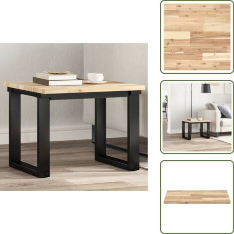 Tavolo da pranzo - vidaXL Piano Tavolo Quadrato 50x50x2 cm in Legno Massello di Acacia - Tavolo da bar