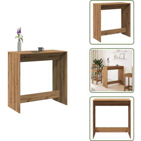 Tavolo da pranzo - vidaXL Tavolo Bar Rovere Artigianale 102x50x103,5 cm Legno Multistrato - Tavolo da cucina