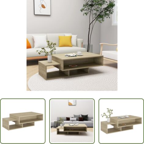 Tavolo da soggiorno -  Tavolino da Salotto Rovere Sonoma 105x55x32 cm in Truciolato