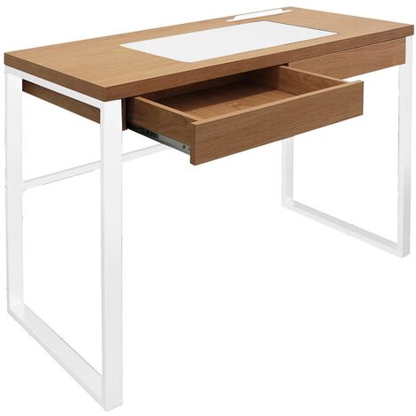 Tavolo da scrivania in legno per l'home office, scrivania del computer,  scrivania in legno di recupero, mobili per ufficio, scrivania rustica,  scrivania industriale, Holzschreibtisch -  Italia