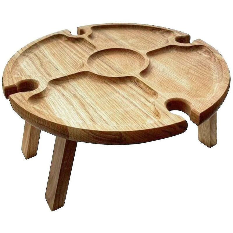 Tavolo da vino pieghevole per picnic - Legno