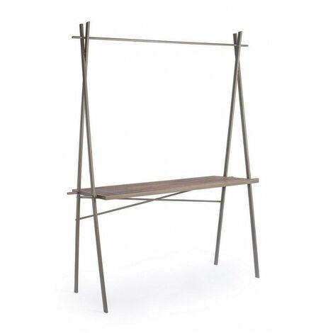 Tavolo Espositore Rettangolare 1 Ripiano H198 in Metallo