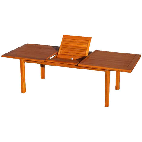 Tavolo Estensibile Riviera in Legno Balau FERLIVING 180-240x100x75h cm