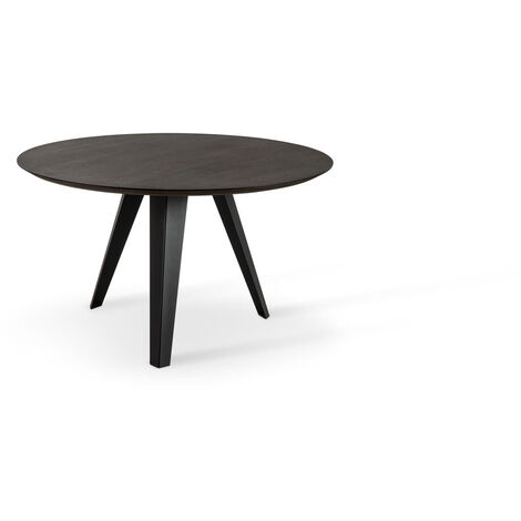 Tavolo Fisso Ø130x76 cm in Rovere Termocotto Henry Naturale