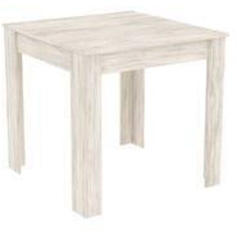 TAVOLO FISSO 80X80XH75CM FRASSINO BIANCO