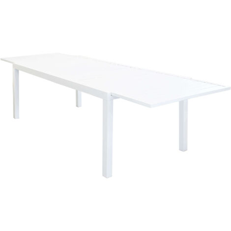 TAVOLO FORMENTERA ALLUNGABILE 200/300 X 100 X H74 CM IN COLORE BIANCO