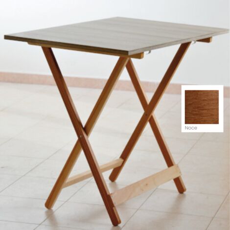 Tavolo Formica Noce 60x90xh.77 cm