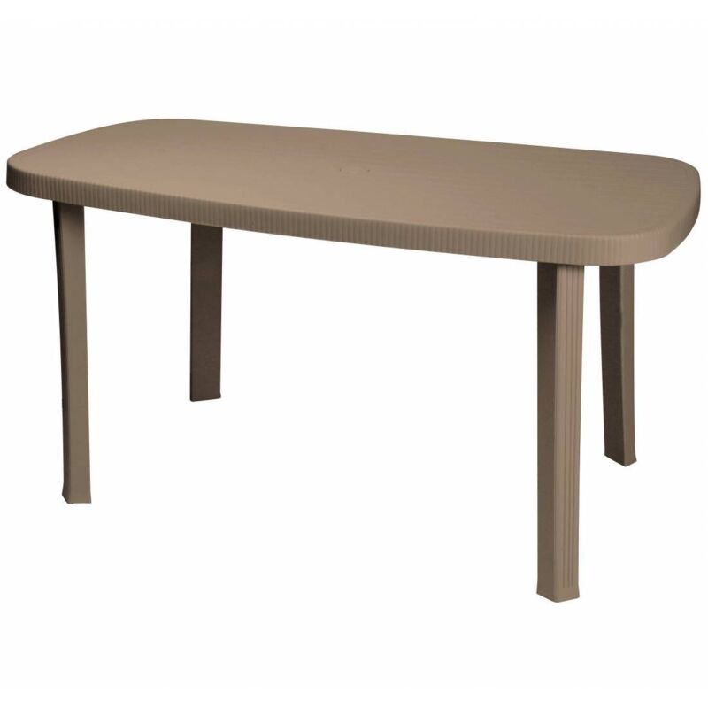 Capaldo - Table jardin otello cm.136x82x72h tortora