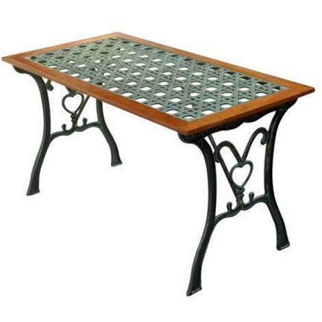Tavolo Ghisa Rattan 110Xh60Cm