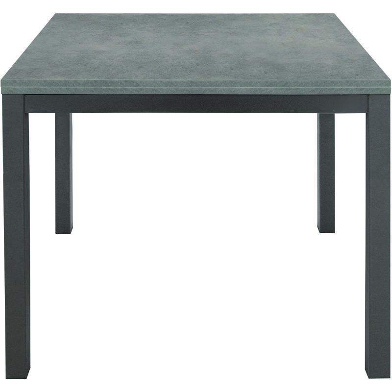 Tavolo grigio in metallo allungabile a libro 90x90cm - 180x90cm - Grigio