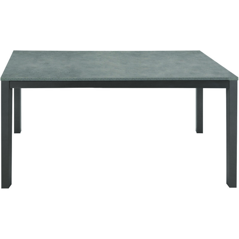 Tavolo grigio in metallo allungabile 110x70cm - 160x70cm - Grigio