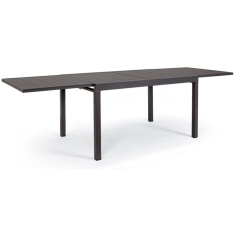 TAVOLO PIGALLE EMU 118X76 CM BIANCO OPACO ACCIAIO VERNICIATO PIEGHEVOLE GIARDINO