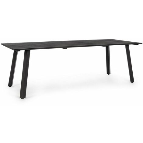 Tavolo "Helina" per esterno, con struttura in alluminio, da 230 x 90 cm