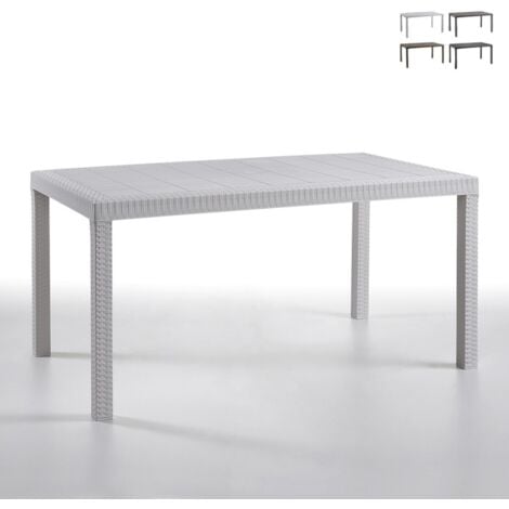 TAVOLO HOUSTON cm. 150x90x74 h col. Bianco