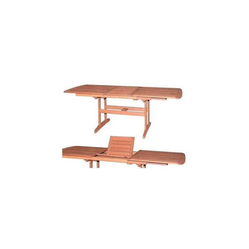 Brixo - Tavoli in legno impression rettangolare estensibile l200xp90xh73 cm - compatto