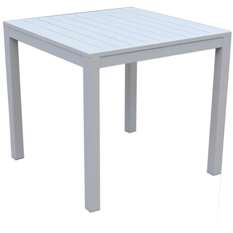 Tavolo in Alluminio Bianco mod. Sullivan