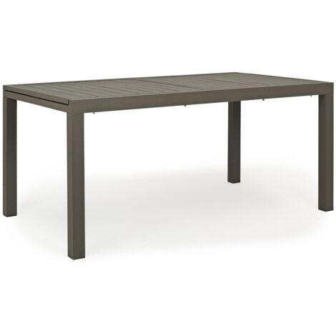 Tavolo in alluminio coffee da esterno allungabile bizzotto hilde 160/240x90