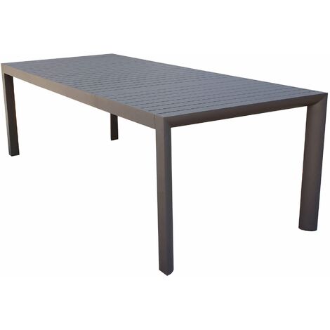 Tavolo in alluminio per esterno allungabile 135/180x70x76 BOSTON -  Tan