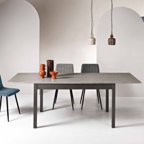 Tavolo in legno allungabile a 220 cm CAIO CEMENTO