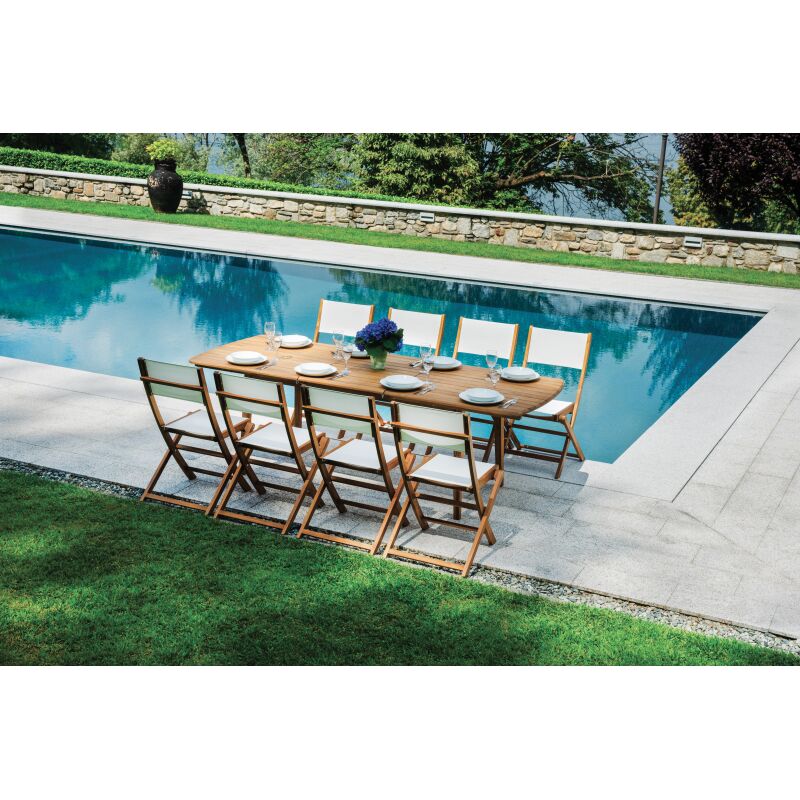 Tavolo In Legno Da Giardino Esterno Allungabile 180 240cm Munroe