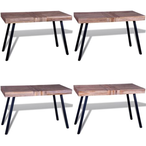 Tavolo in Legno di Recupero di Teak - Tavolo in teak - Tavolo in legno solido