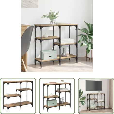 Tavolo in legno -  Tavolo consolle Rovere artigianale 80 x 29 x 75 cm