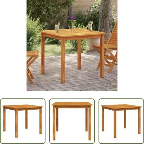 Tavolo in legno -  Tavolo da Giardino 85x85x74 cm in Legno Massello di Acacia