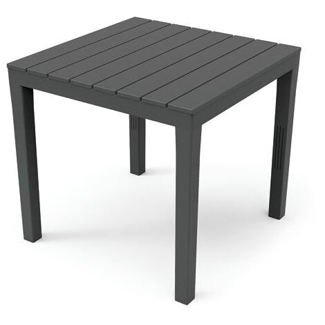 TAVOLO IN RESINA BALI CM.78x78x72H TAVOLI ARREDO GIARDINO ESTERNO
