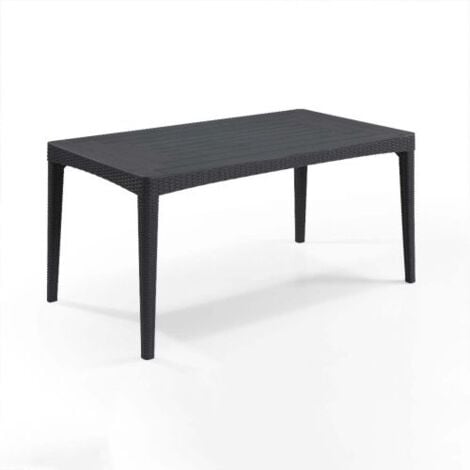 TAVOLO IN RESINA DA GIARDINO GIRONA CM 160x90 KETER GRAPHITE (39176)