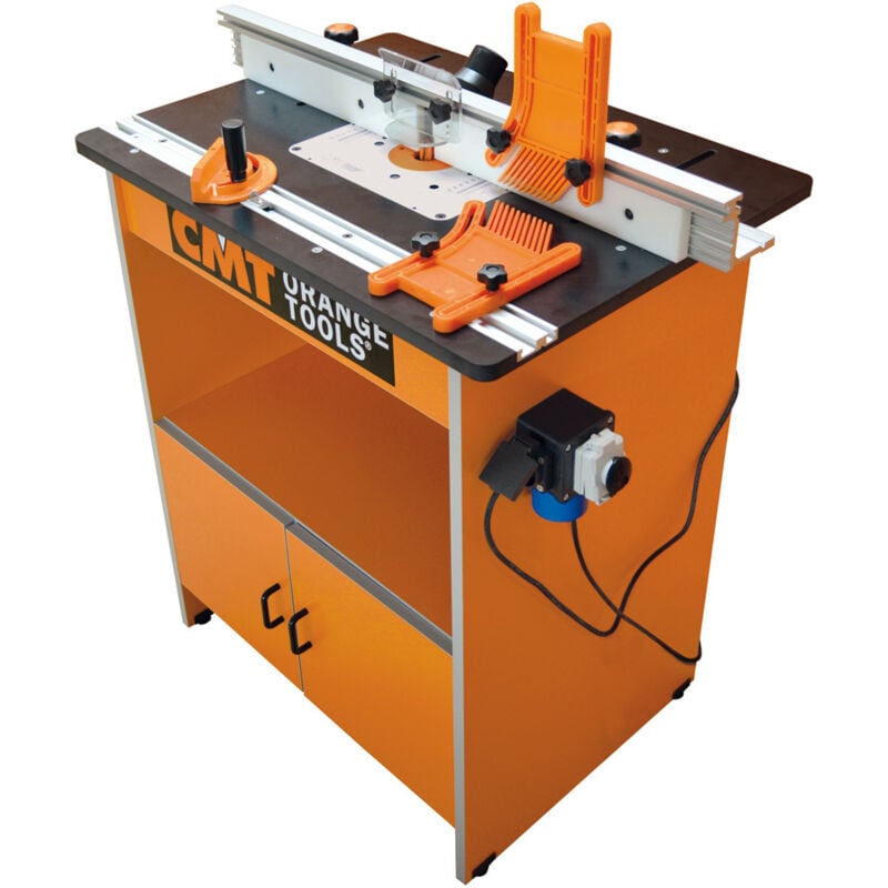 CMT7E+IND ELETTROFRESATRICE VERTICALE 2400W-230V su TAVOLO INDUSTRIO