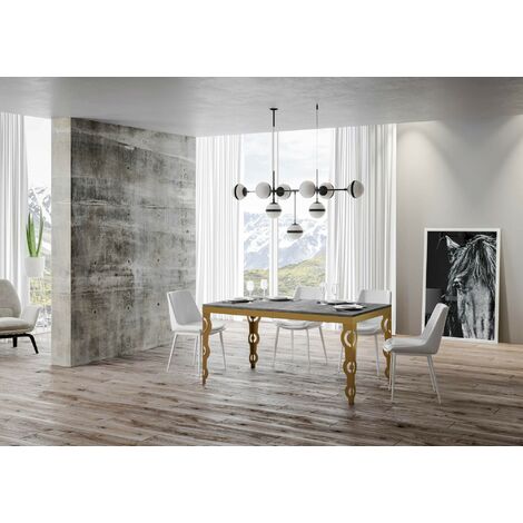 Tavoli allungabili moderni art.1829 cm 140x90h.77 aperto cm 180