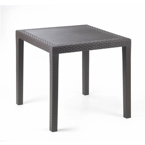 Tavolo King cm. 80X80X72 H Col. Testa di Moro