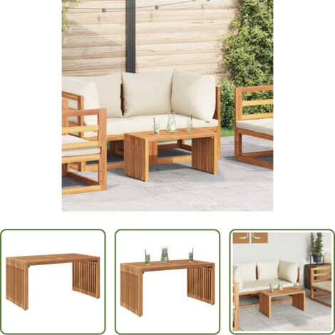 Tavolo laterale -  Tavolo Laterale da Giardino Marrone 70 x 37,5 x 35,5 cm