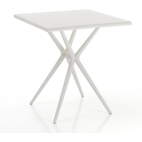 tavolo leggero da esterno MINOT WHITE