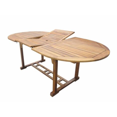TAVOLO LEGNO ALLUNGABILE CM 240/180X100X75