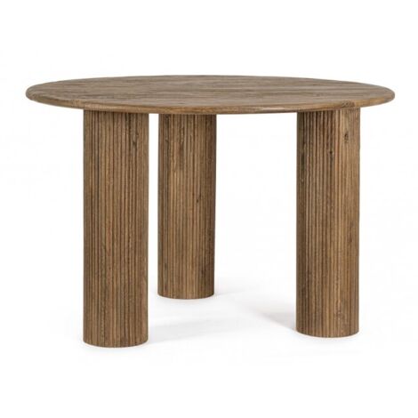 Tavolo Legno Marrone Rustico da Interno 120 cm - JASPER