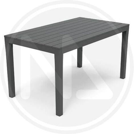 Tavolo pieghevole effetto legno quadrato nero 62x62x73 cm Cirella Papillon