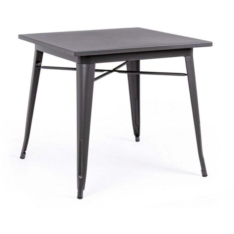 TAVOLO MINNESOTA ANTRACITE 80X80 - BIZZOTTO ANDREA