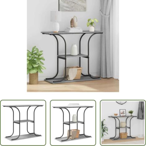 Tavolo moderno -  Tavolo consolle Grigio Sonoma 101 x 35 x 80,5 cm