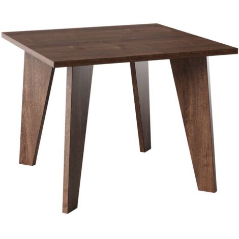Tavolo OLEN 90 x 90 cm per cucina, soggiorno, sala da pranzo, rovere cioccolato