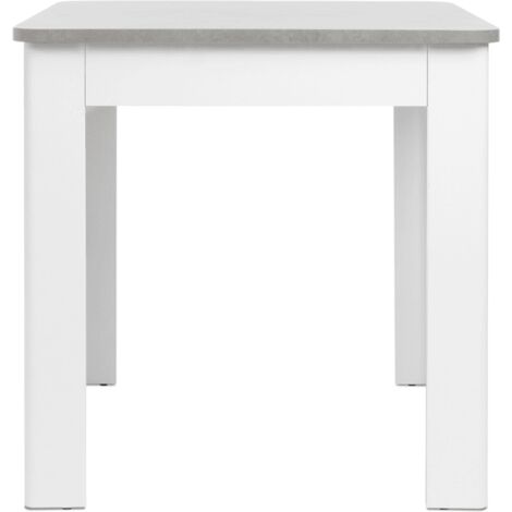 Tavolo OSLO - Rettangolare - 4 persone - 80 x 77 x 80 cm - Bianco