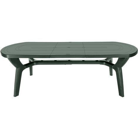 GRAND SOLEIL Da Giardino Allungabile In Plastica / resina 180/230 Cm verde
