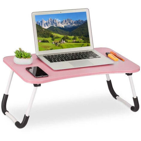 Tavolo per laptop rosa