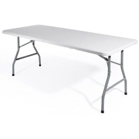 AUTRES Tavolo piegh effetto legno marrone 180x70x74 - biacchi ettore