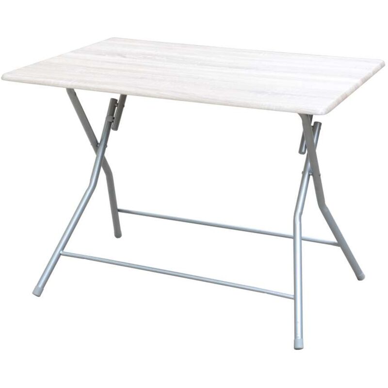 Tavolo pieghevole 70 x 100 cm canadian 8053736850304 Tavolino Pieghevole in Resina e Acciaio 70x110 cm Esterni