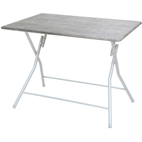 TAVOLO PIEGHEVOLE BINGO CM 120X80 CEMENTO- 1,0 pz