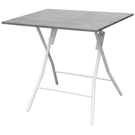 TAVOLO PIEGHEVOLE BINGO CM 60X80 CEMENTO- 1,0 pz