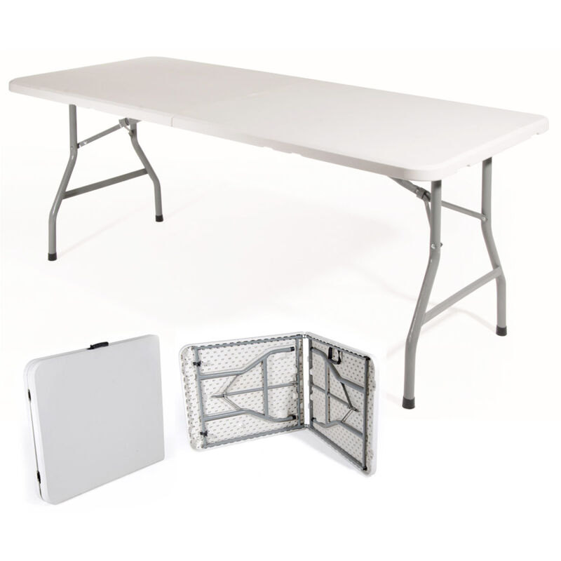 Tavolo Catering 180x76x74h Pieghevole Struttura Metallo Verniciato ...