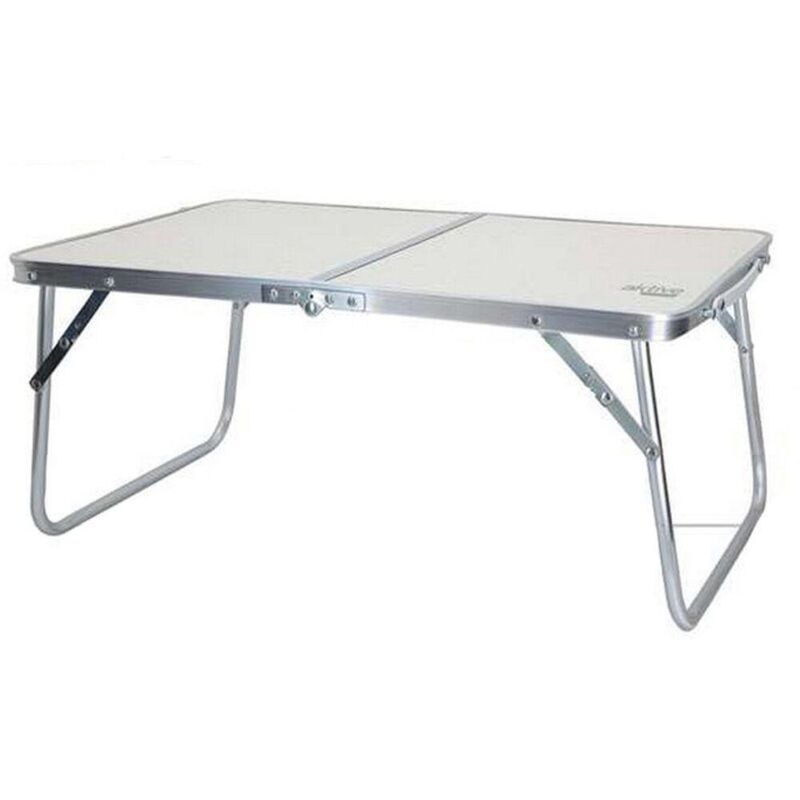 Tavolo Pieghevole Aktive Bianco Alluminio Mdf