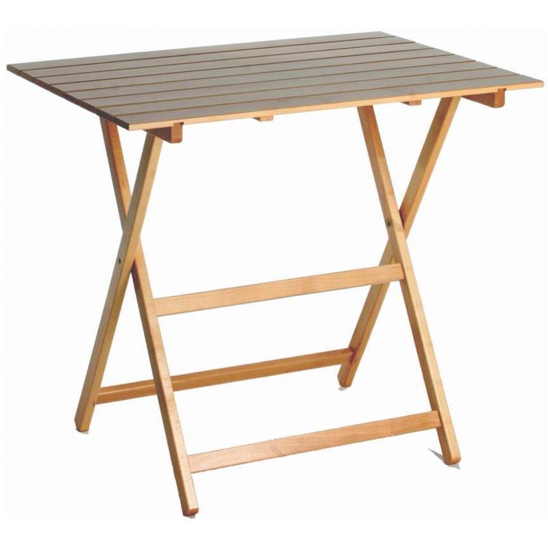 Vigor blinky Tavolo Pieghevole King In Legno Di Faggio Naturale 60 ...